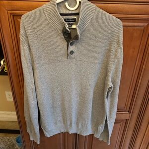 Club Room Men's Light Gray Crewneck Sweater